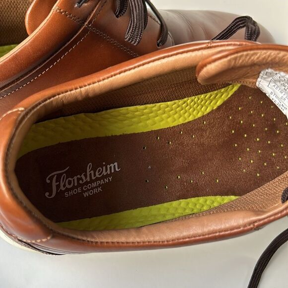 Men’s Florsheim CROSSOVER WORK STEEL TOE
Plain Toe Oxford shoes 15D - Picture 11 of 12